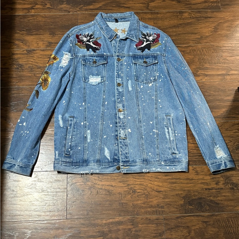 Young & Reckless Embroidered Denim Jacket